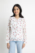 White Floral Top